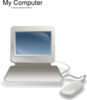 White Computer Clip Art